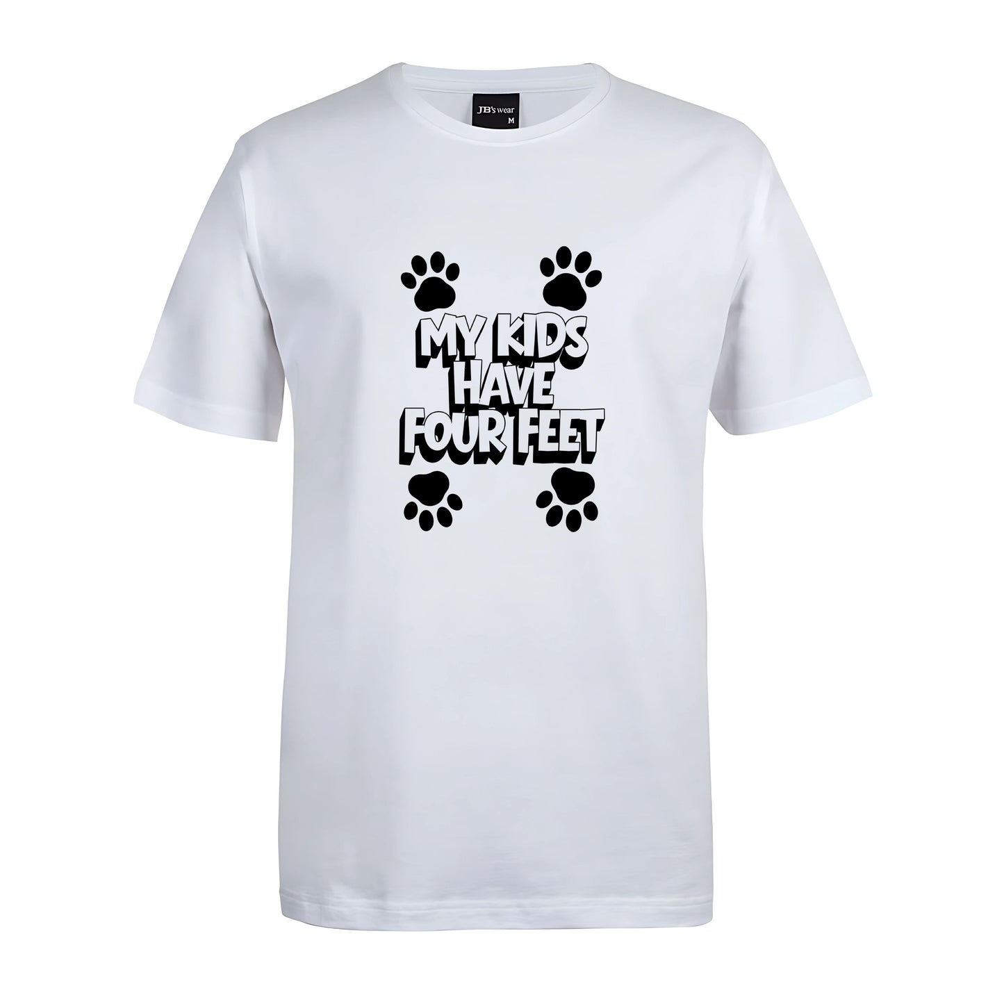 My Kids Have Four Feet Cat Paw Tee