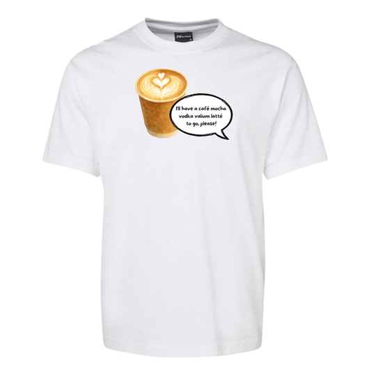 Cafe Mocha Vodka Valium Meme Tee