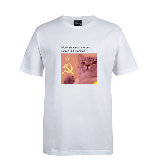 I Share OUR Memes Communist Cat Tee