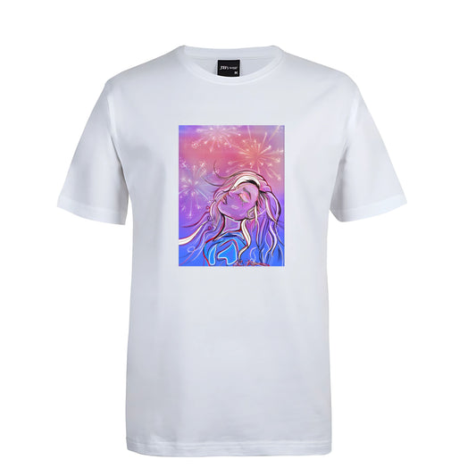 Firework Lady Digital Painting Tee